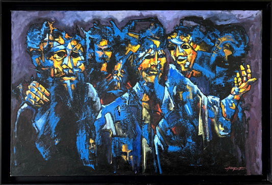 Marcos Alegría - "Persuasión". Acrílico sobre lienzo. 24"x36". 2008.